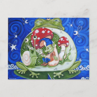 Carte Postale roi de crapaud,