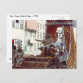 Carte Postale Roi de Rex du mardi gras 1983 (Devant / Derrière)