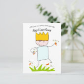 Carte Postale Roi Des Fleurs De Carottes (Debout devant)
