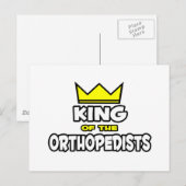 Carte Postale Roi des Orthopédistes (Devant / Derrière)