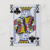 Carte Postale Roi des Trèfles (Trèfles) (Devant)