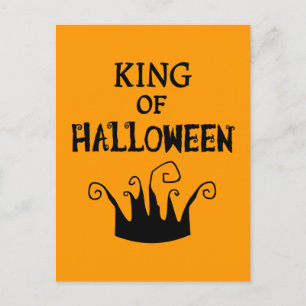 Carte Postale Roi d'Halloween