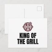 Carte Postale Roi du grillade (Devant / Derrière)