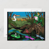 Carte Postale Roi du marais (Devant / Derrière)