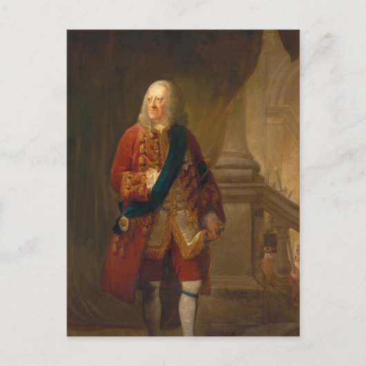 Carte Postale Roi George II, 1759 (Devant)