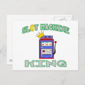 Carte Postale Roi machine à sous (Devant / Derrière)