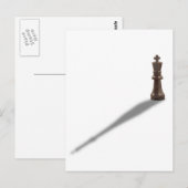 Carte Postale Roi Noir Solitaire (Devant / Derrière)