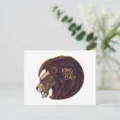 Carte Postale Roi pour le jour (Debout devant)