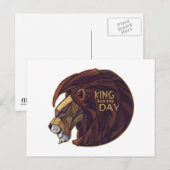 Carte Postale Roi pour un jour (Devant / Derrière)