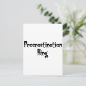 Carte Postale Roi Procrastination (Debout devant)