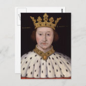 Carte Postale Roi Richard II d'Angleterre (Devant / Derrière)