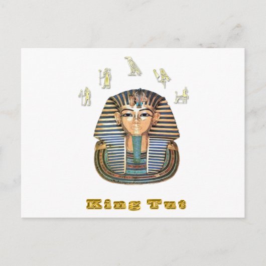 Carte Postale Roi Tout et Égypte (Devant)