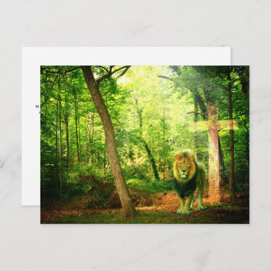 Carte Postale Roi triomphant (Devant / Derrière)