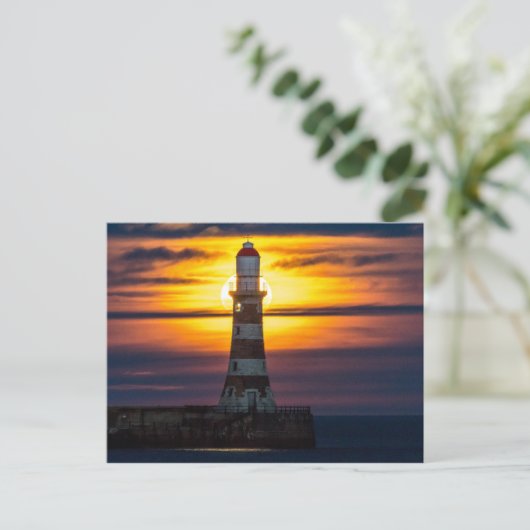 Carte postale Roker Lighthouse (Debout devant)