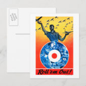 Carte Postale Roll'em out (Devant / Derrière)