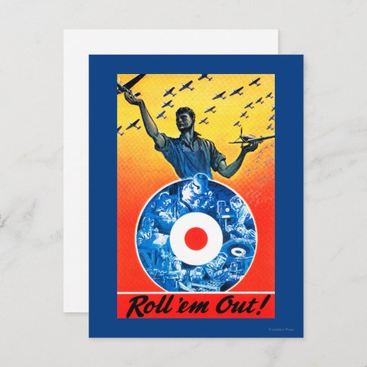 Carte Postale Roll'em out (Devant / Derrière)