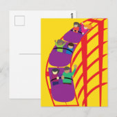 Carte Postale Roller Coaster Upclose (Devant / Derrière)