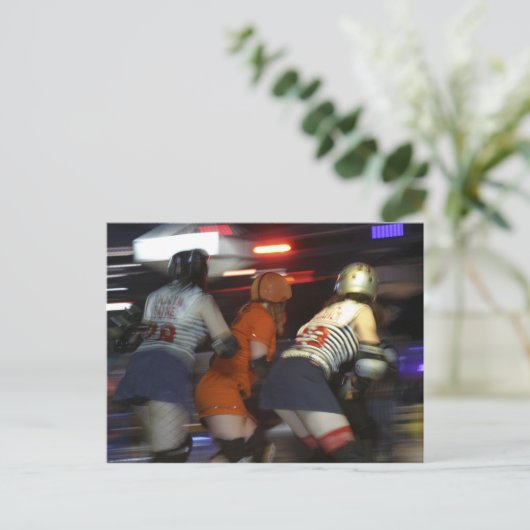Carte Postale Roller Derby (Debout devant)