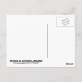 Carte Postale Roller Derby Jammer (Dos)