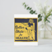 Carte Postale Roller Girl (Debout devant)