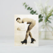 Carte Postale Roller Skater des années 1920 (Debout devant)