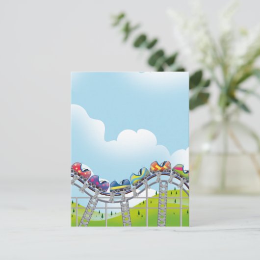 Carte Postale Rollercoaster (Debout devant)