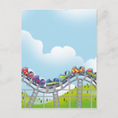 Carte Postale Rollercoaster (Devant)
