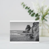 Carte Postale Rolling Beach noir et blanc (Debout devant)