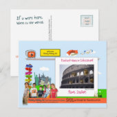 Carte Postale Rom, Italien (Devant / Derrière)