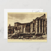 Carte Postale Roma, Forum d'Auguste (Devant / Derrière)