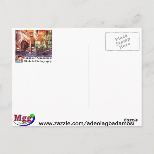 CARTE POSTALE ROMA, ITALIE (Dos)