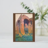 Carte Postale Roma Mercato Di Traiano, Ruines anciennes, Italie (Debout devant)