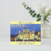 CARTE POSTALE ROMA (OLUBODE GBADAMOSI) (Debout devant)