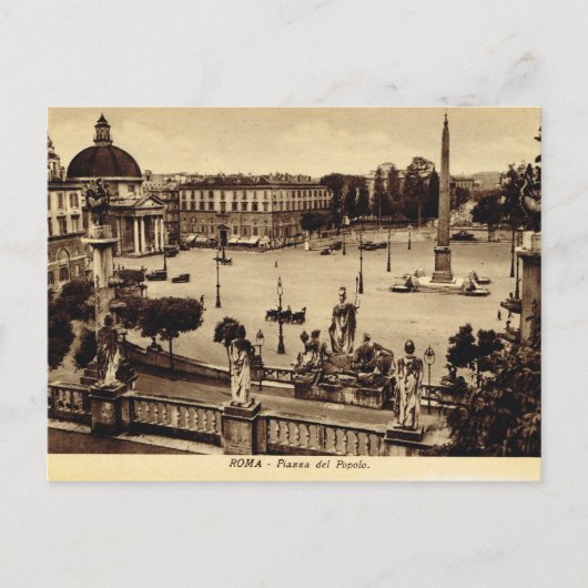 Carte Postale Roma, Piazza del Paulo (Devant)