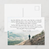 Carte Postale Romains 10:14-15 Alors comment ils l'appelleront (Devant / Derrière)