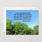 Carte Postale Romains 10:9 (Devant / Derrière)