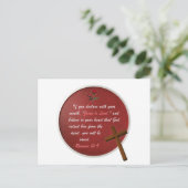 Carte Postale Romains 10:9 (Debout devant)