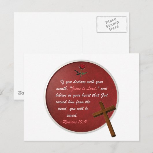 Carte Postale Romains 10:9 (Devant / Derrière)