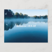 Carte Postale Romains 10:9 Jésus est Seigneur Verset Biblique (Dos)