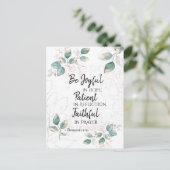 Carte Postale Romains 12:12 Soyez Joyeux dans l'Espoir, Fidèles (Debout devant)