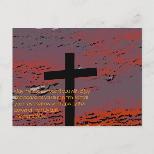 Carte Postale Romains 15:13 (Devant)