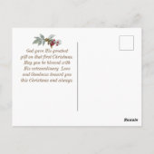 Carte Postale Romains 15:13 Dieu de l'Espoir, Noël (Dos)