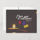 Carte Postale Romains 5:8 - Amour à votre plus sombre (Devant / Derrière)