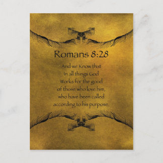 Carte Postale Romains 8:28