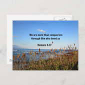 Carte Postale Romains 8:37 (Devant / Derrière)