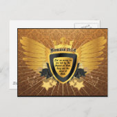 Carte Postale Romains d'or 8:14, Fils de Dieu (Devant / Derrière)