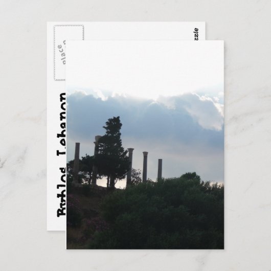 Carte Postale Roman Columns (Devant / Derrière)