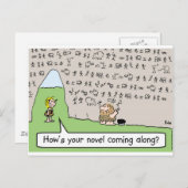 Carte Postale roman de peinture de caverne (Devant / Derrière)