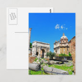 Carte Postale Roman forum (Devant / Derrière)