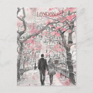 Carte Postale Romance à Londres